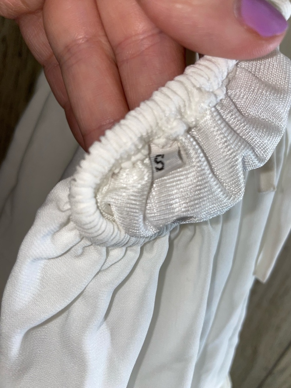 White Lace Bodice Tiered Sundress - Picture 5 of 5